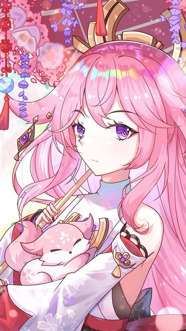 Ảnh nền cho điện thoại Genshin Impact cute dễ thương