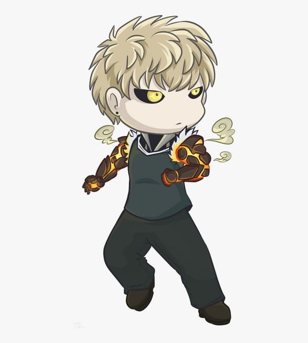 Hình Genos chibi dễ thương