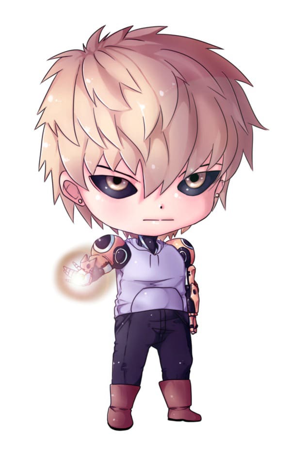 Hình Genos chibi làm avt