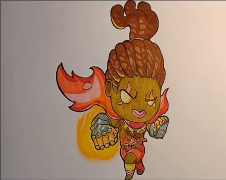 Hình Liên Quân Chibi Raz độc lạ