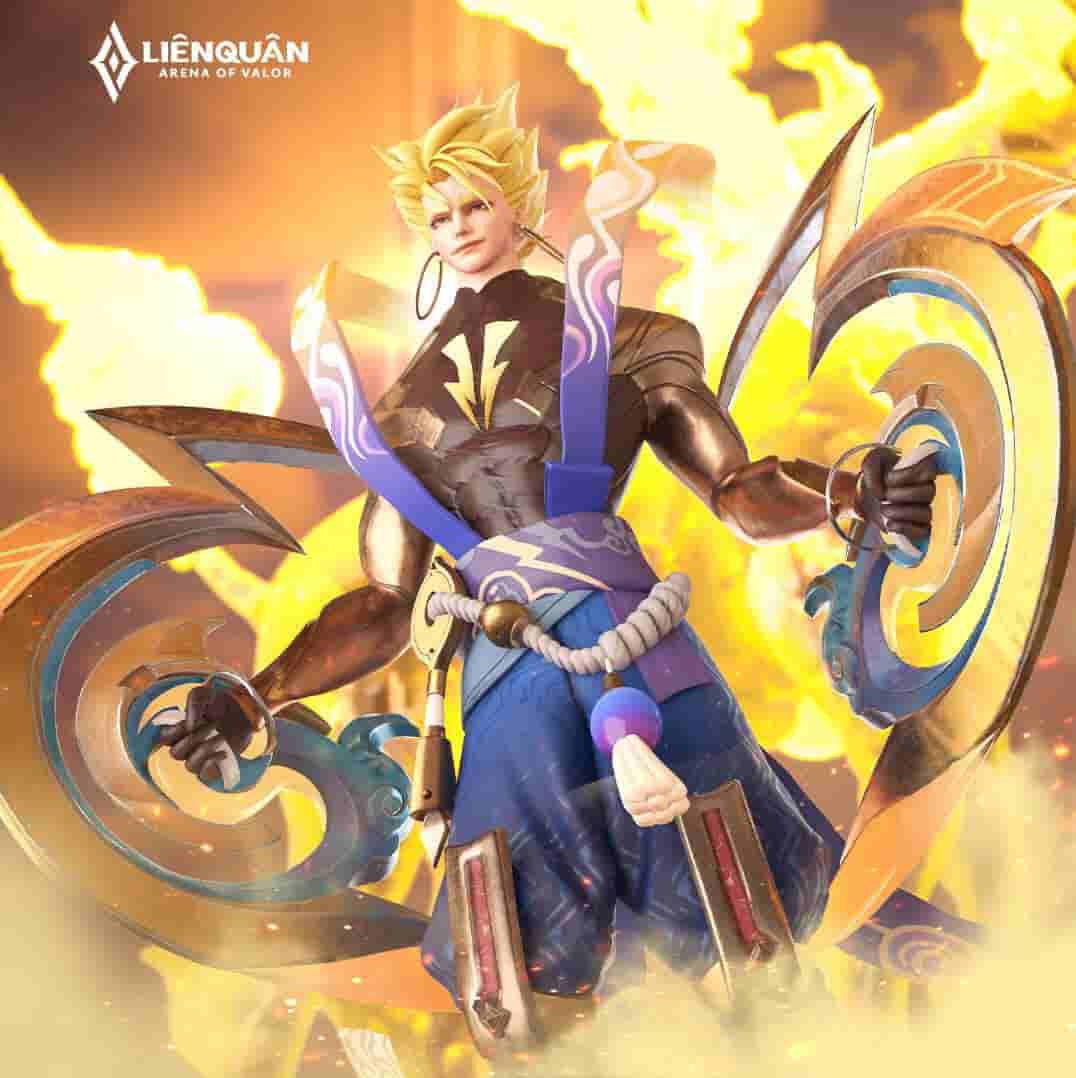 Hình Nền Liên Quân Nakroth Lôi Quang Sứ Cực Chất