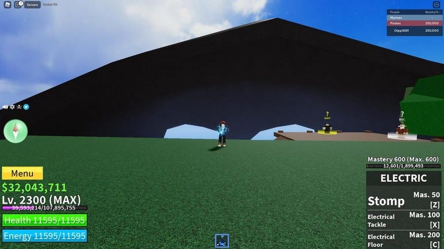 Hình acc game Blox Fruit LV 2300 VIP giàu có