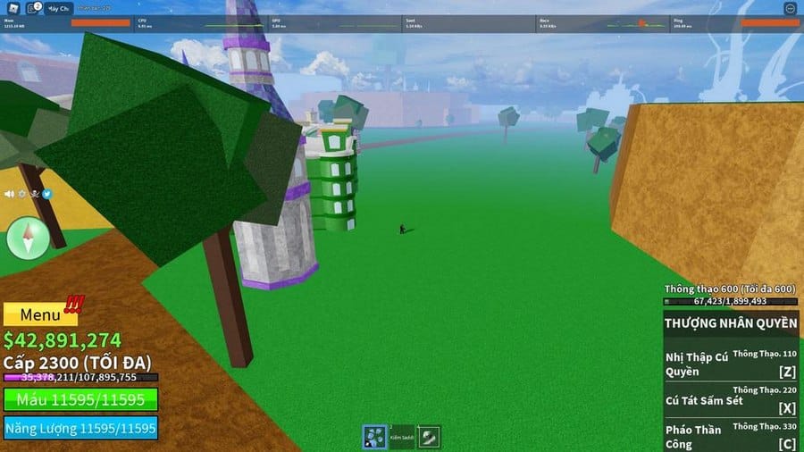Hình acc game Blox Fruit LV 2300 VIP siêu chất
