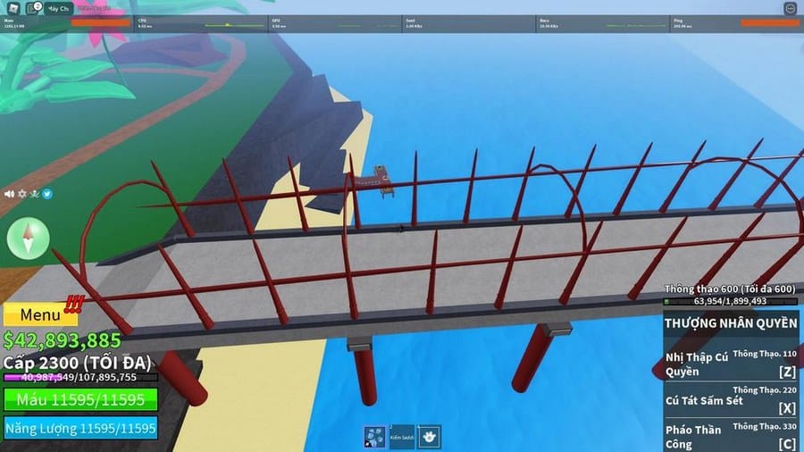Hình acc game Blox Fruit LV 2300 VIP