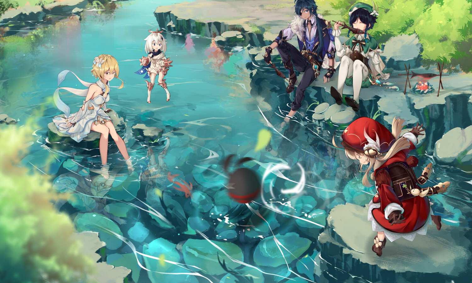 Hình ảnh Genshin Impact chibi
