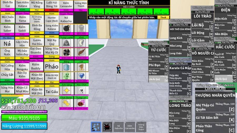 Hình ảnh account Blox Fruit VIP mới nhất