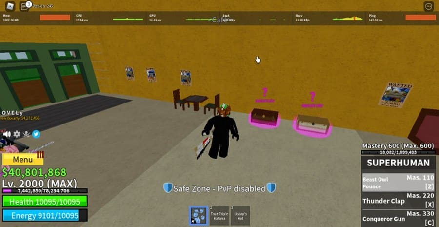 Hình ảnh account Blox Fruit VIP siêu khủng