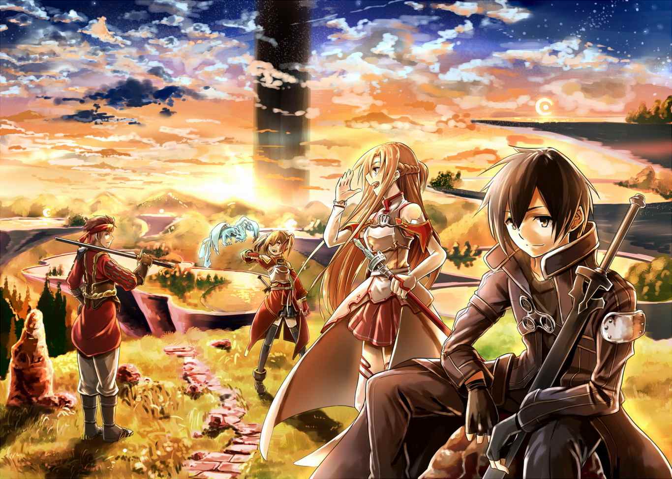Hình nền anime Allain Kirito đẹp nhất