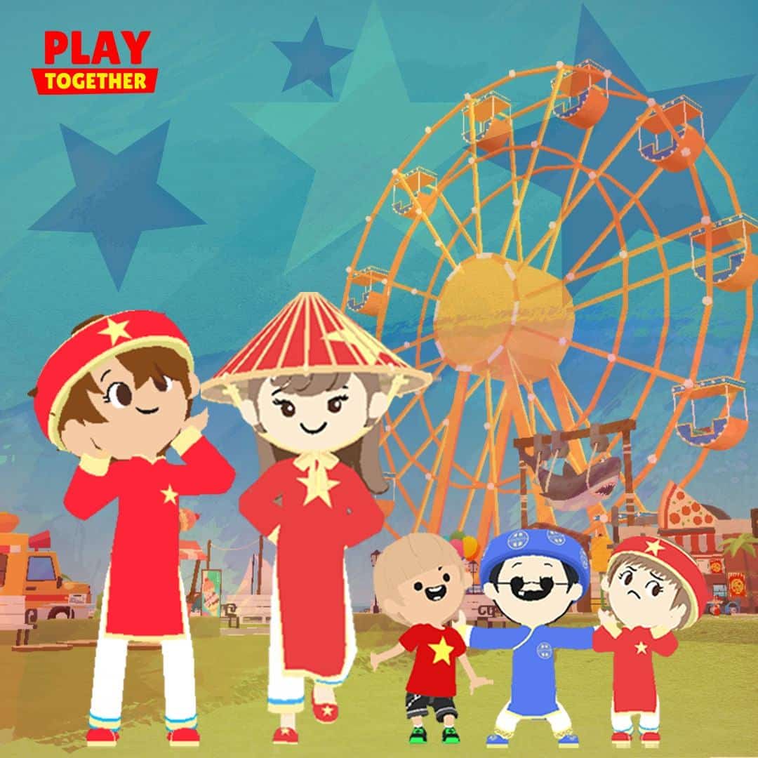 Hình nền game Play Together anime độc đáo