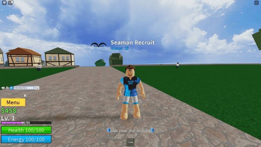 Hình tài khoản game Blox Fruit LV 1 Cho Người Mới