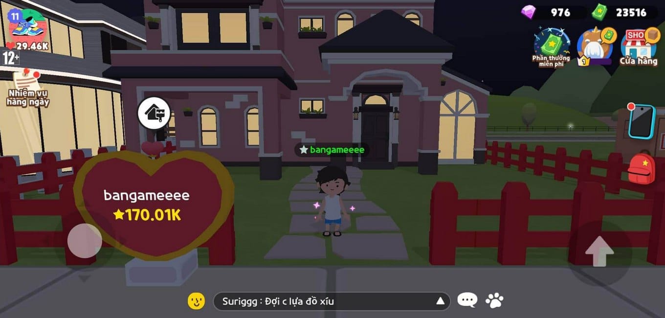 Những hình acc game Play Together giàu VIP