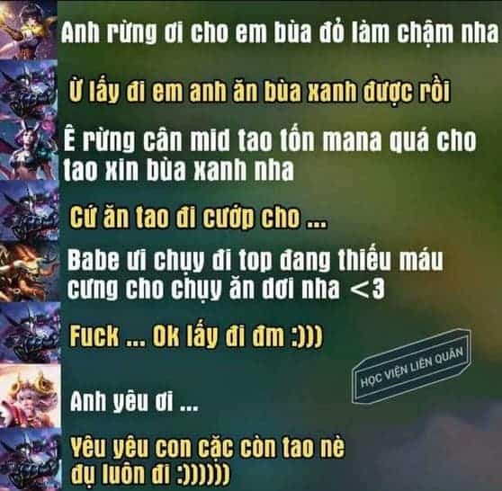 Tiết lộ bạn hình chế liên quân
