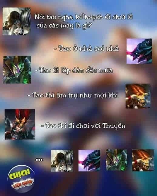 hình chế liên quân lầy lội và bá đạo