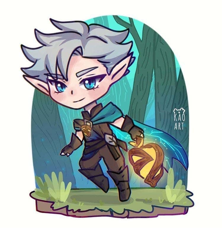 Avatar Eland’orr chibi dễ thương