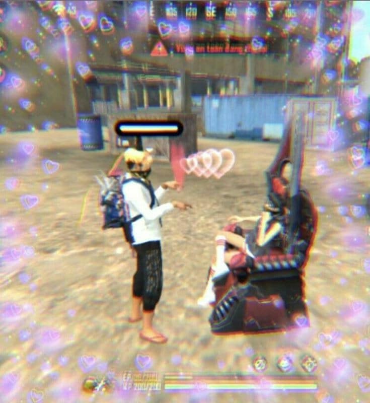 Avatar Free Fire tình yêu