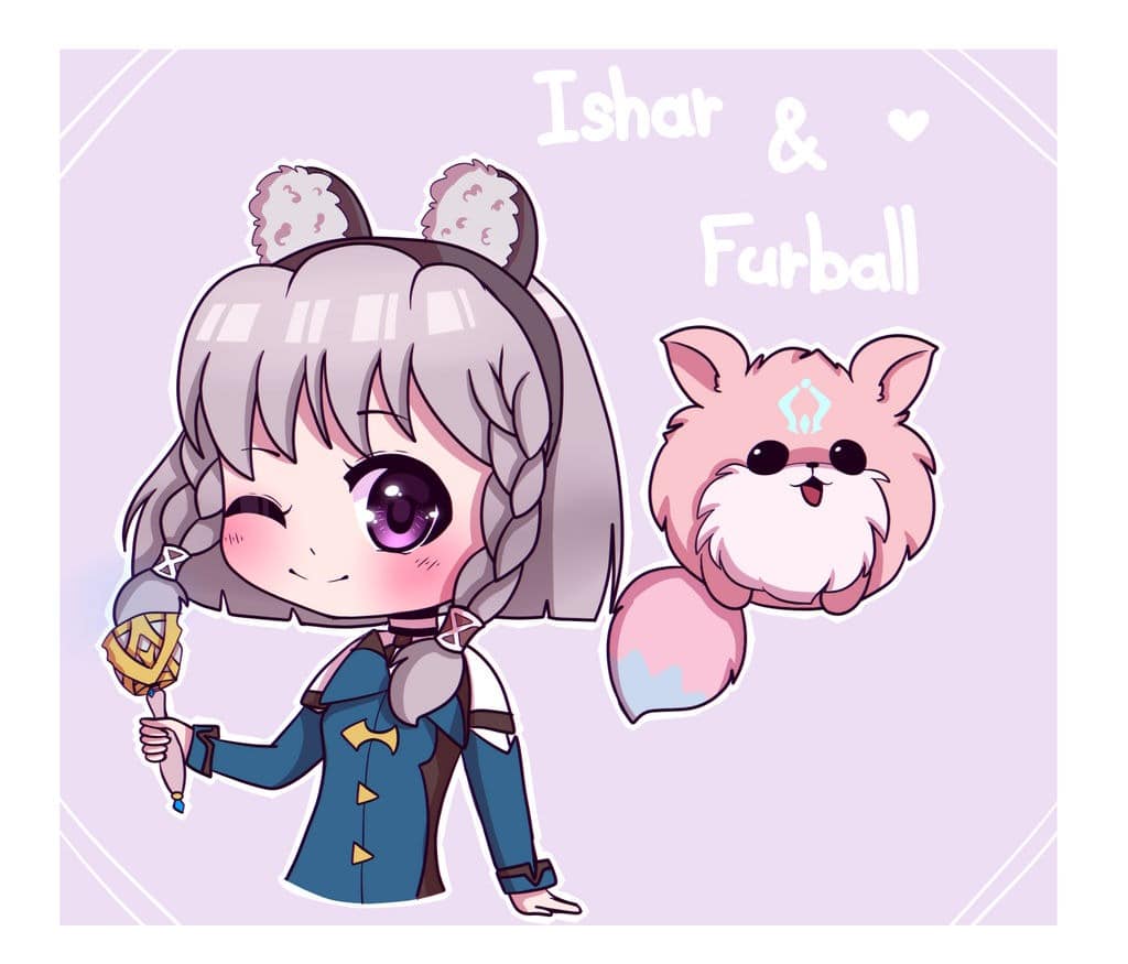 Avatar Ishar chibi dễ thương