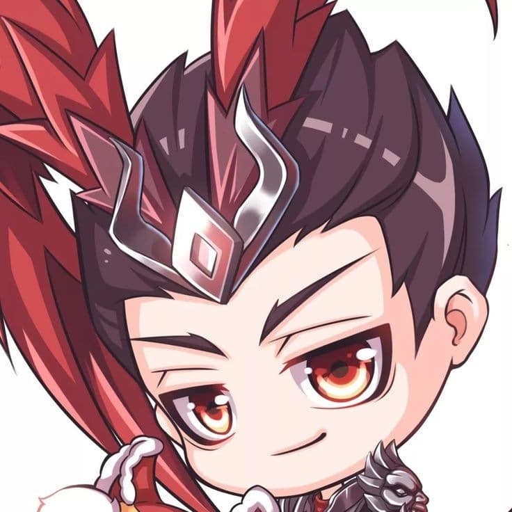 Avatar Lữ Bố cute mới nhất