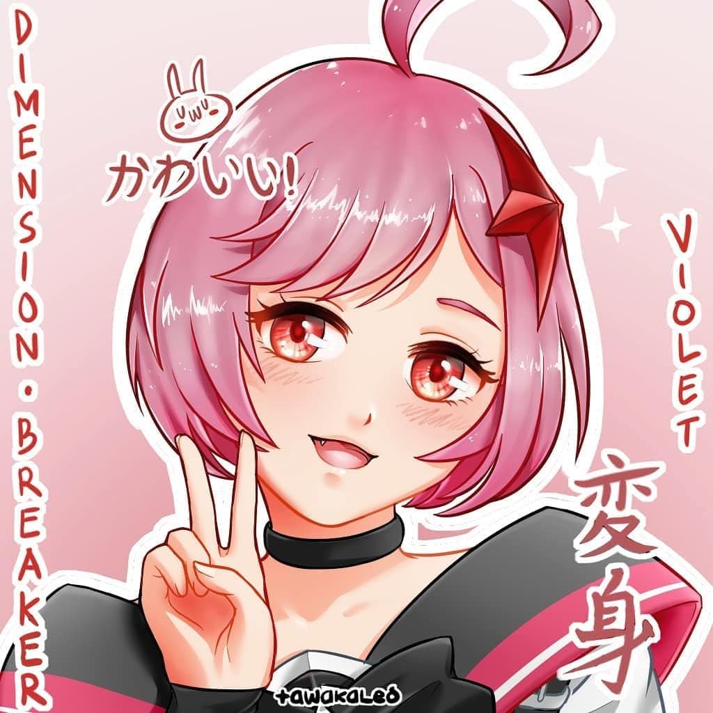 Avatar Violet Thứ nguyên vệ thần chibi đẹp nhất