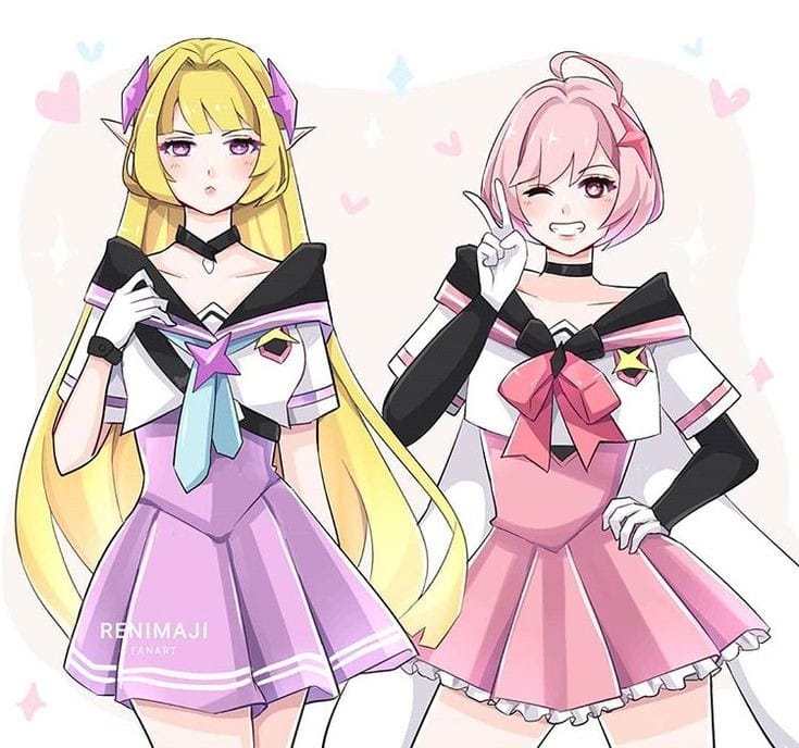 Avatar Violet Thứ nguyên vệ thần đẹp cute