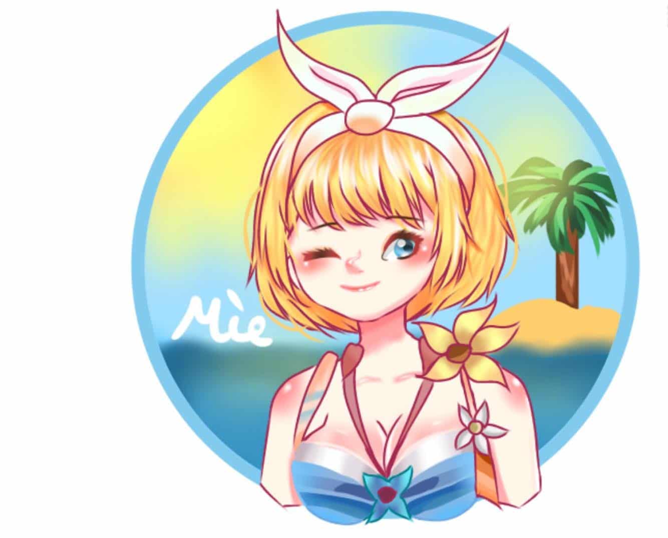 Avatar Violet chibi dễ thương