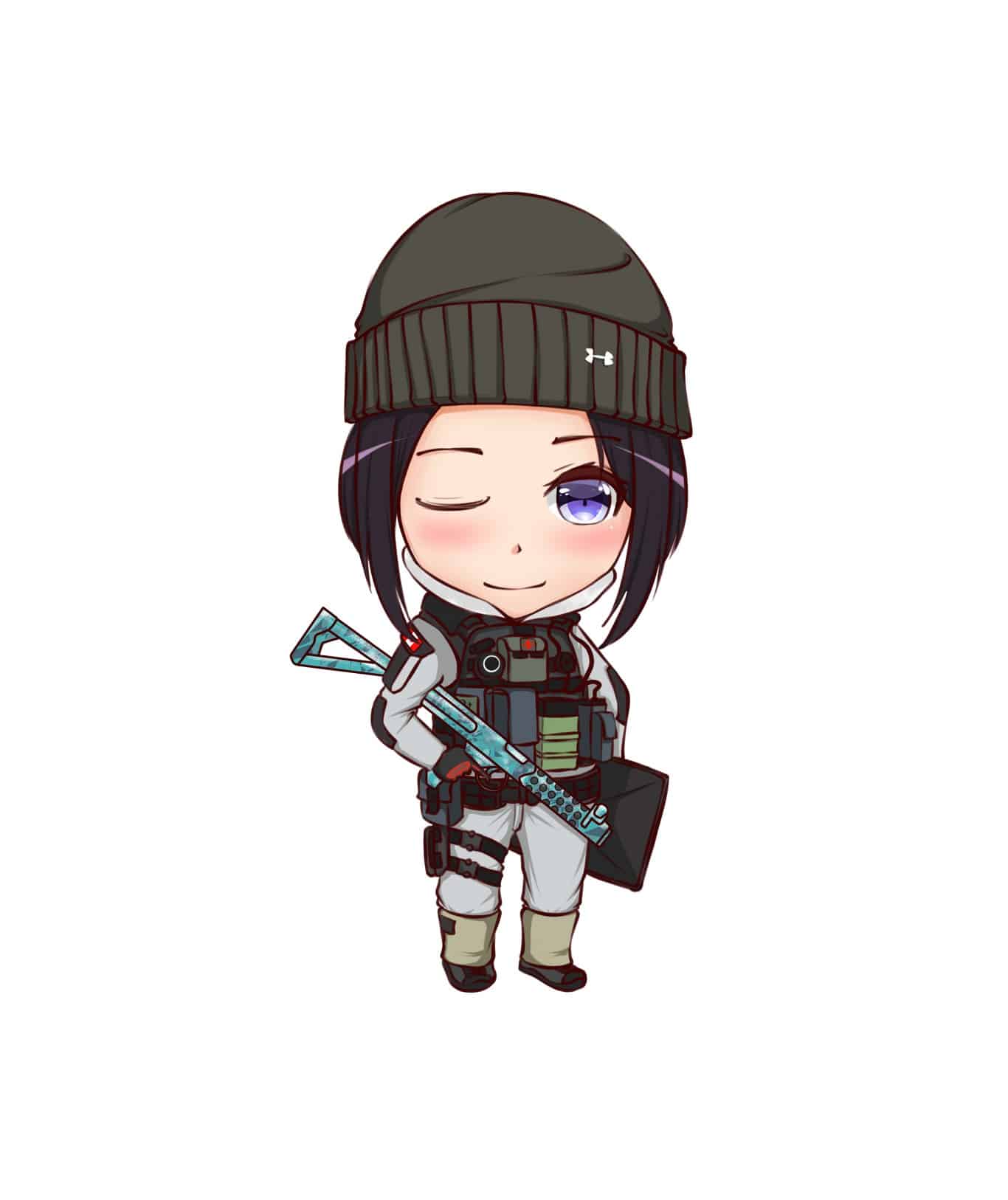 Cute game hình Free Fire chibi dễ thương cute