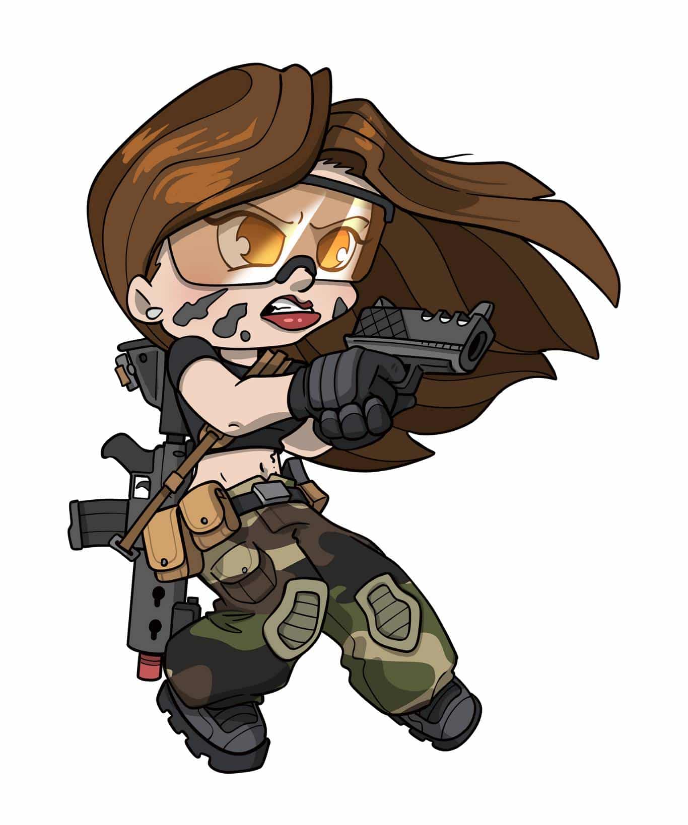 Cute game hình Free Fire chibi dễ thương mới nhất