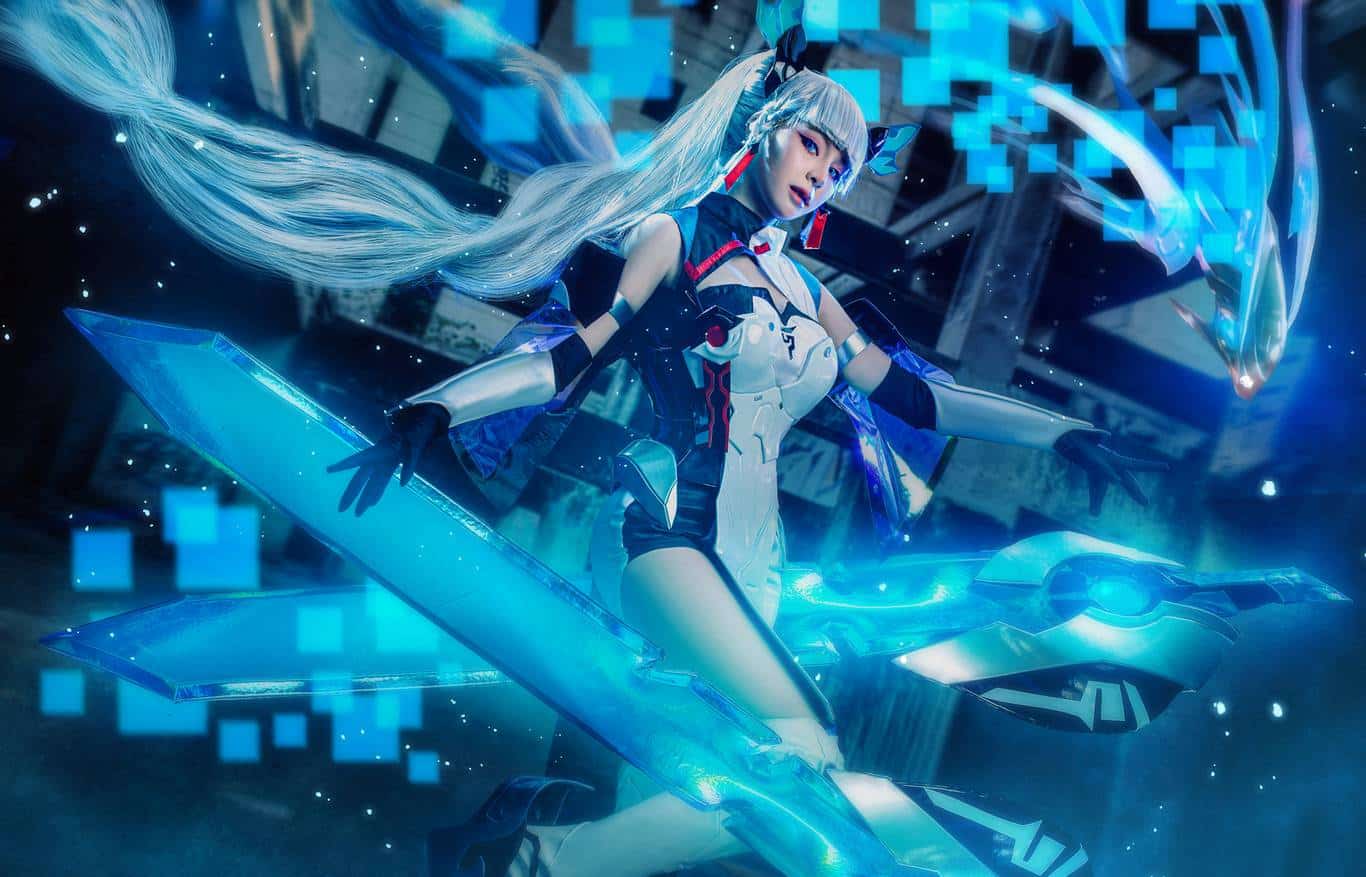 Hình Airi Bích Hải Thánh Nữ Liên Quân cosplay