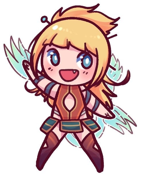 Hình Aoi chibi đẹp nhất