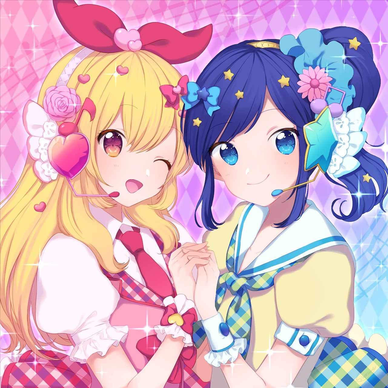 Hình Aoi và Ichigo dễ thương