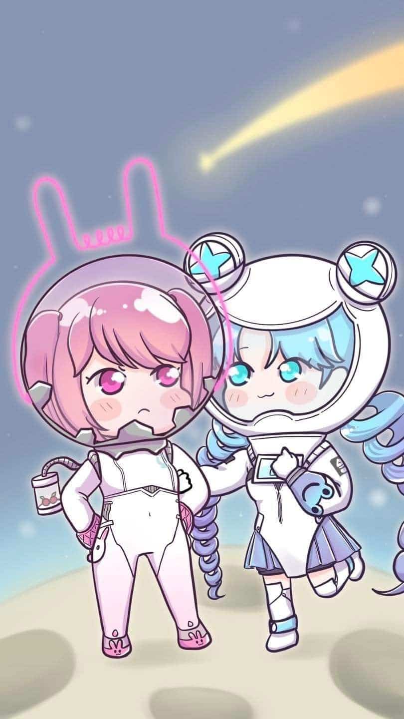 Hình Capheny phi hành gia chibi