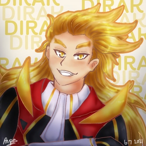 Hình Dirak anime mới nhất