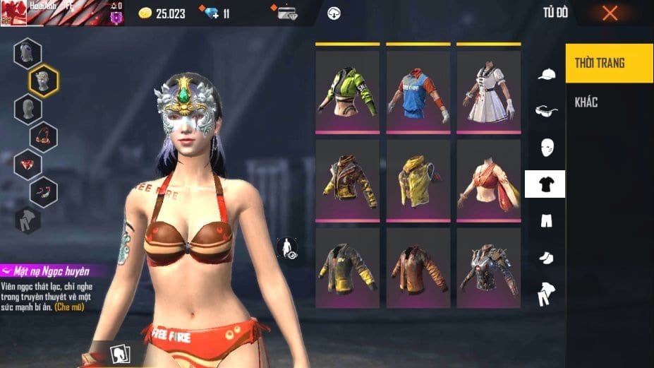 Hình FF nữ mặc bikini siêu chất