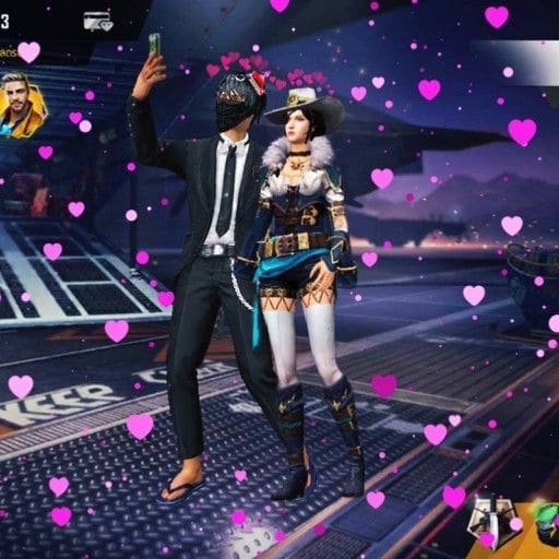 Hình Free Fire cặp đôi yêu nhau tình cảm