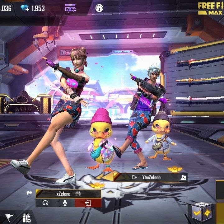Hình Free Fire cặp đôi yêu nhau