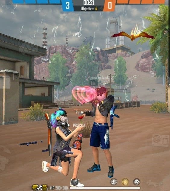 Hình Free Fire cầu hôn