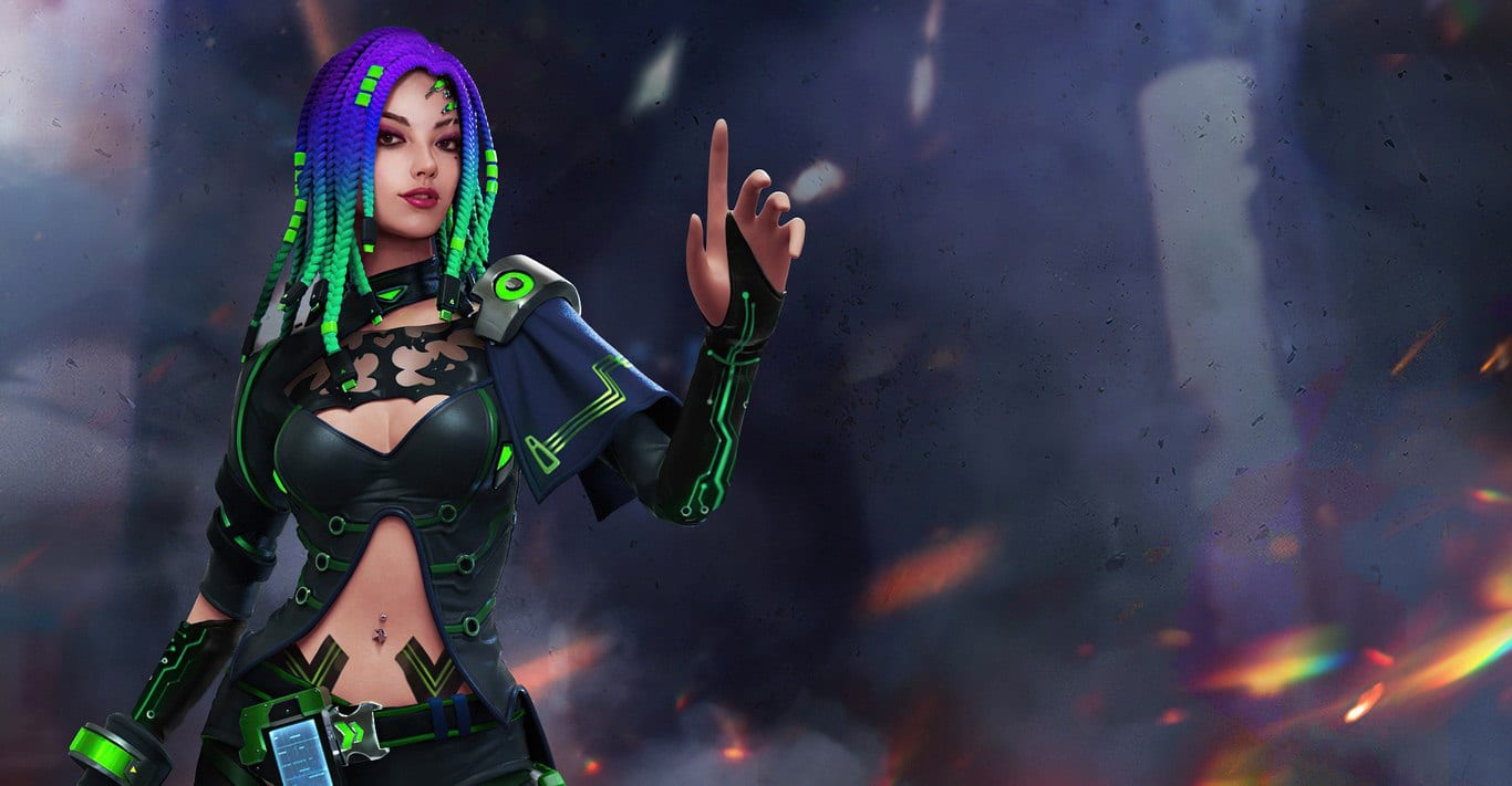 Hình Free Fire nhân vật nữ cực ngầu
