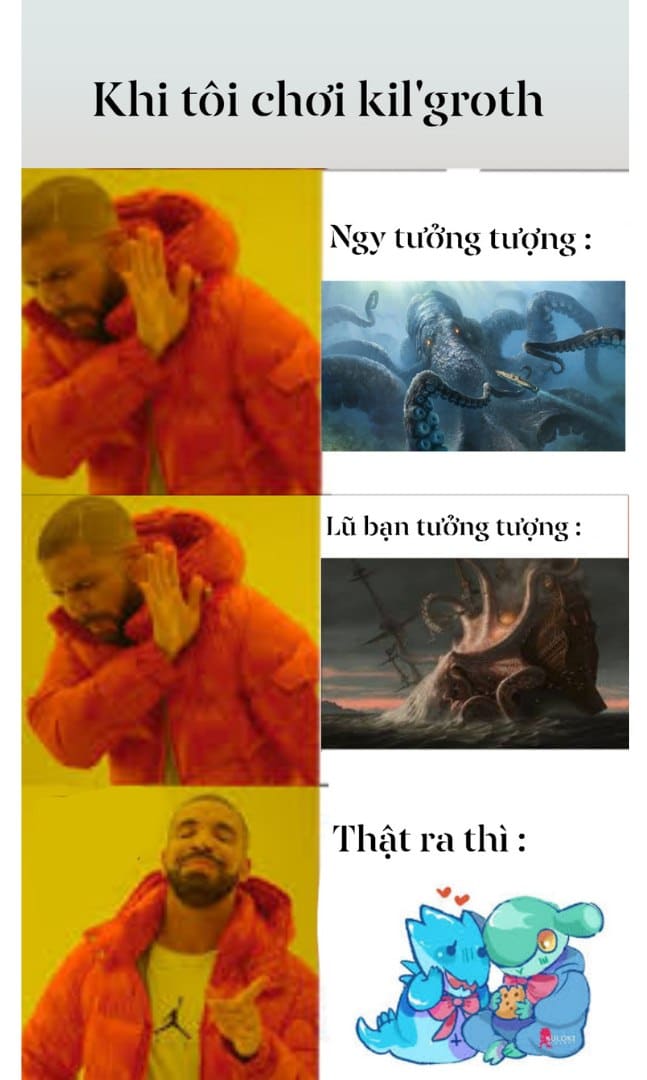 Hình Kil’Groth meme hài vui