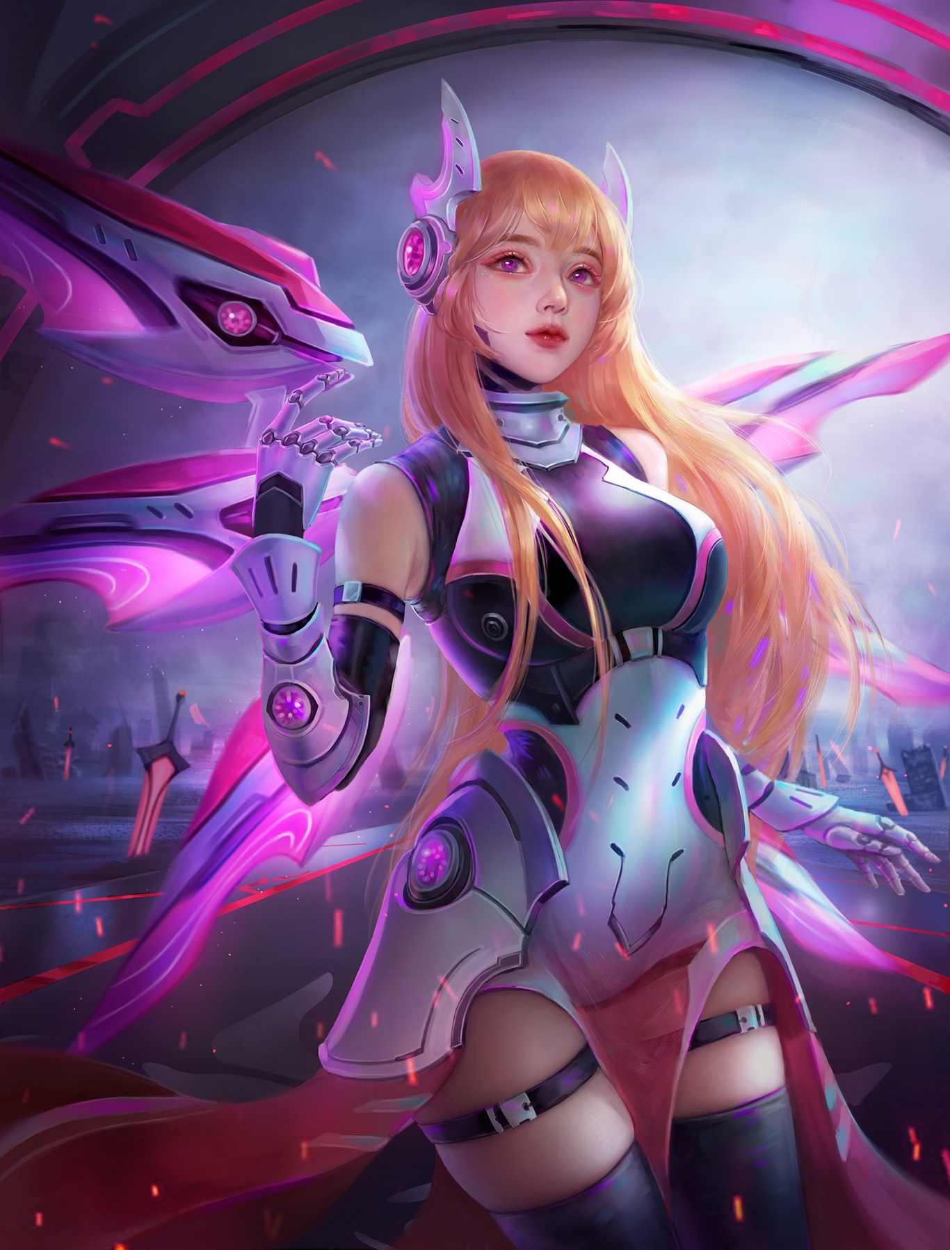 Hình Lauriel thiên sứ công nghệ 3D