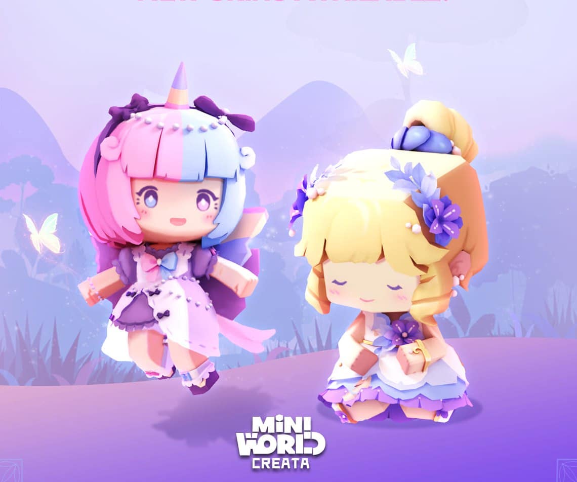 Hình Mini World skin dễ thương