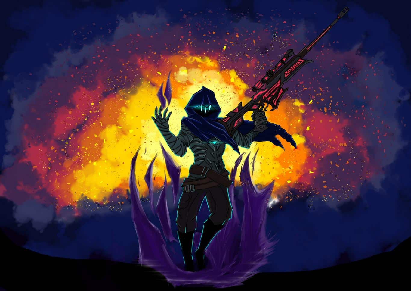 Hình Omen Valorant ngầu nhất