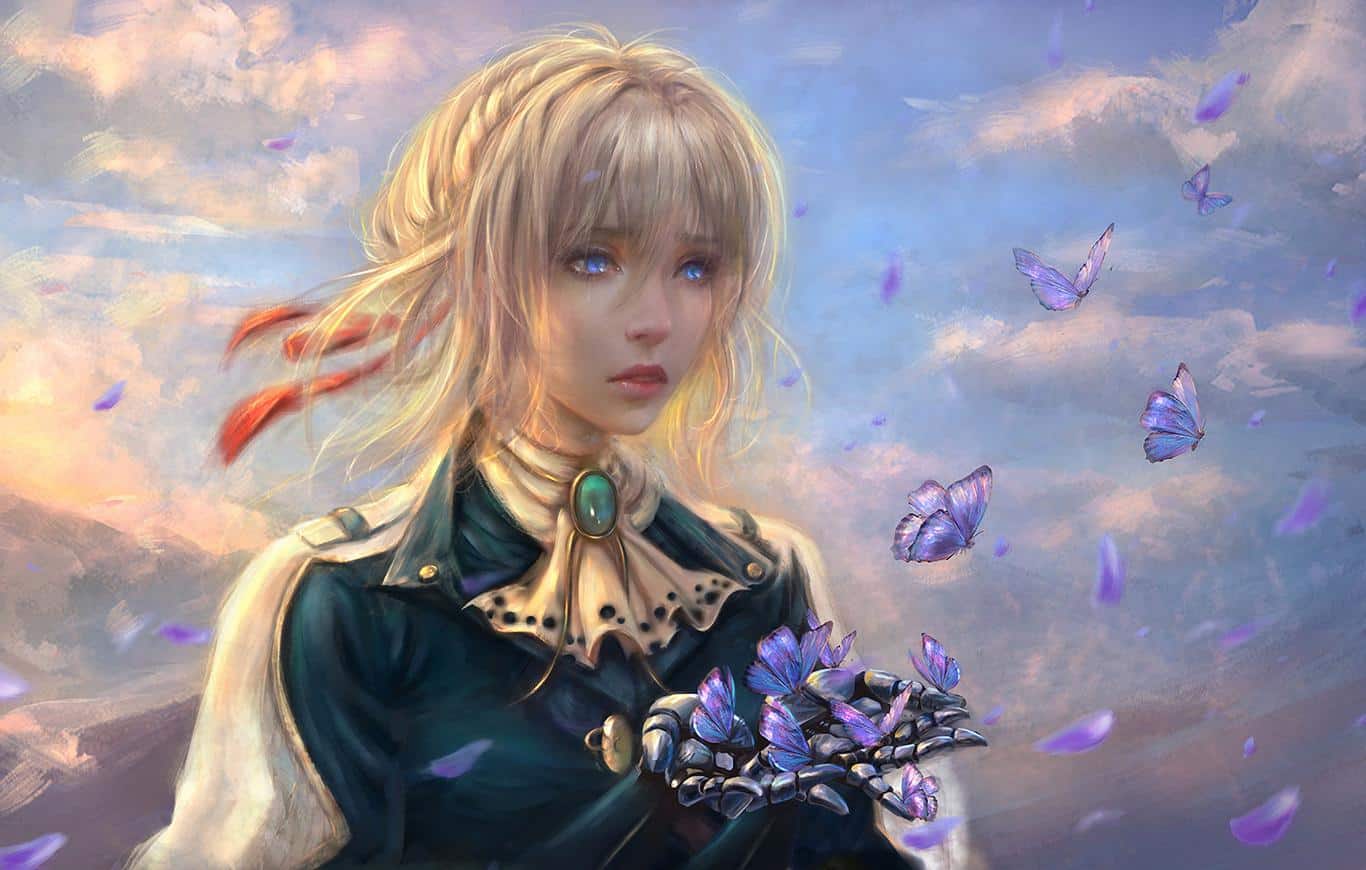 Hình Violet Evergarden buồn đẹp nhất