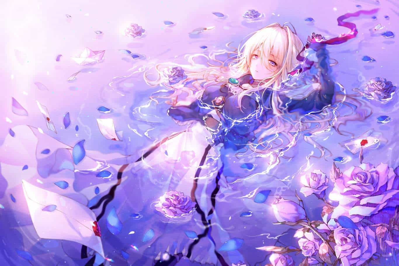 Hình Violet Evergarden buồn mới nhất