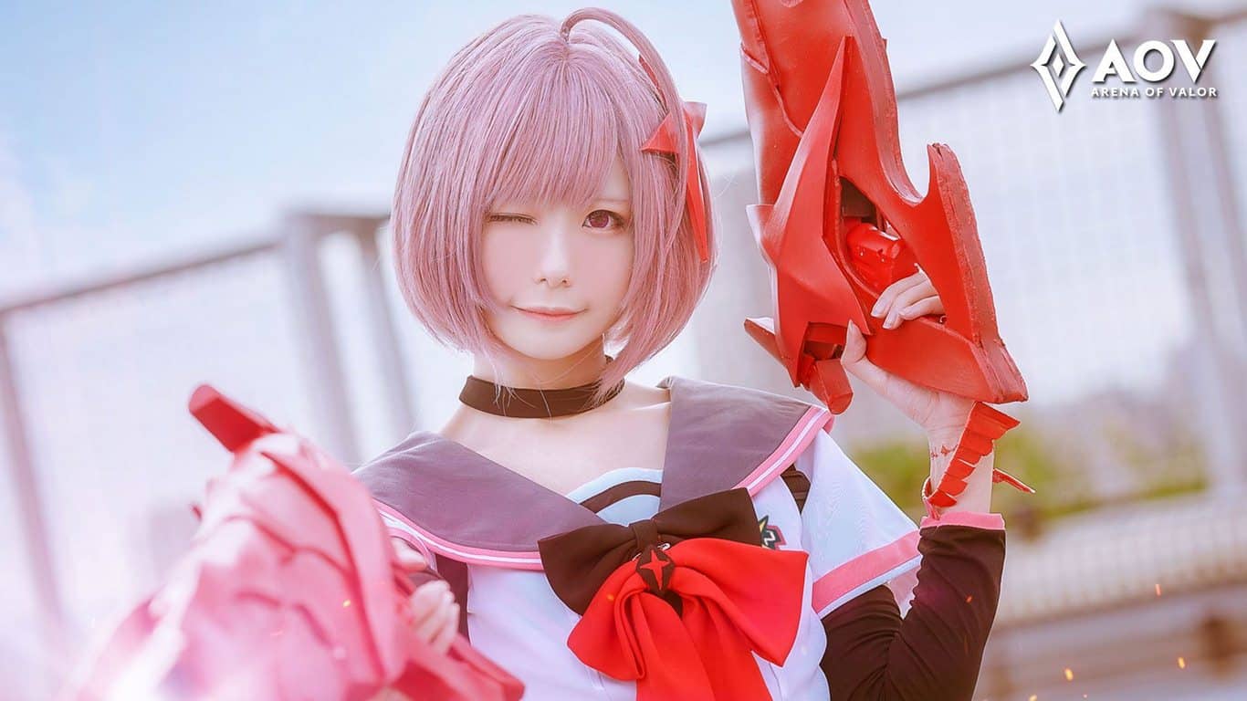 Hình Violet Thứ nguyên vệ thần cute cosplay