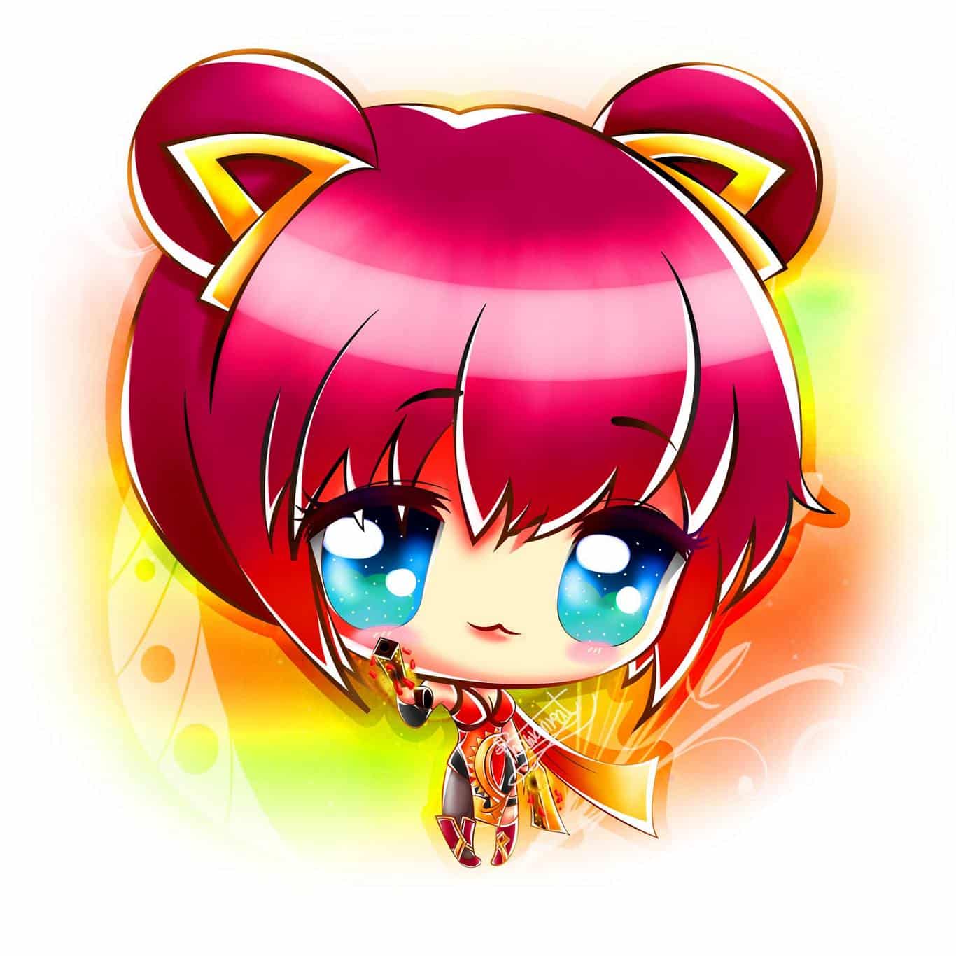 Hình Violet chibi