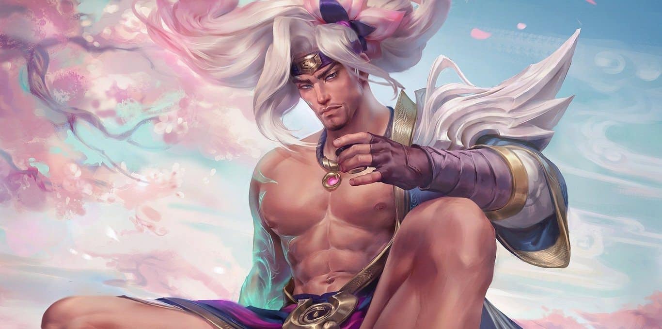 Hình Yasuo Anh Hùng Lãng Kiếm 4K ấn tượng