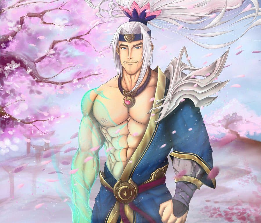 Hình Yasuo Anh Hùng Lãng Kiếm 4K chất lượng cao