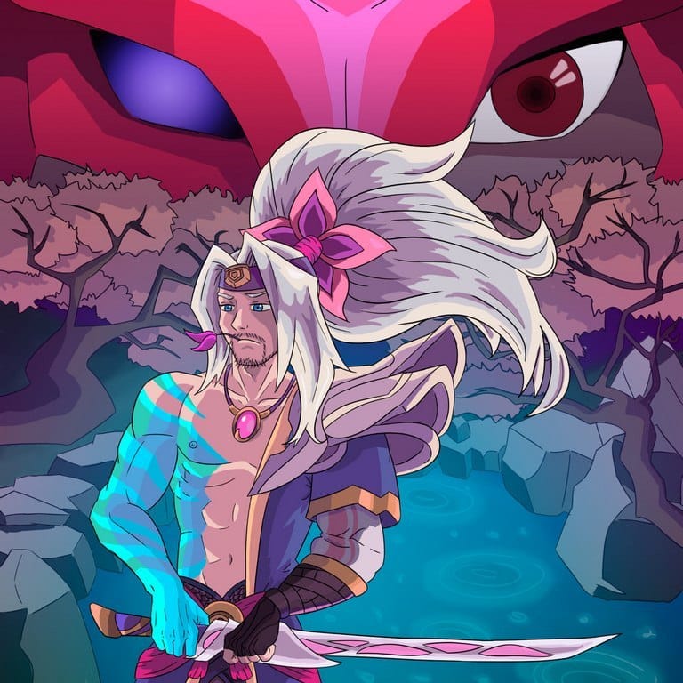 Hình Yasuo Anh Hùng Lãng Kiếm 4K siêu chất