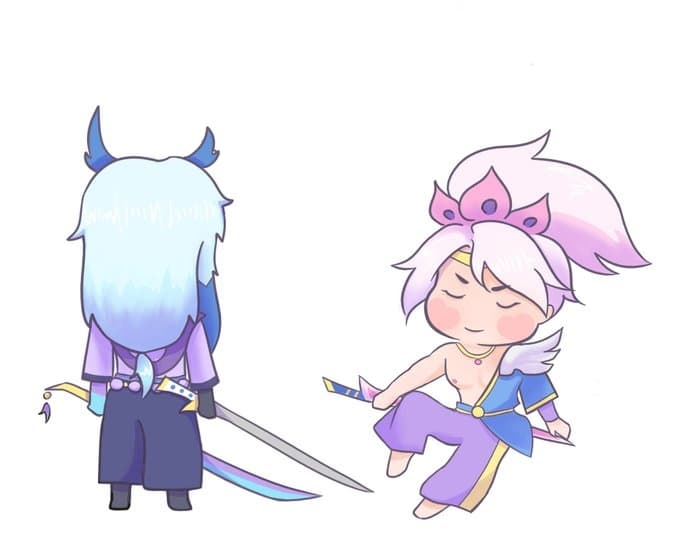 Hình Yasuo Anh Hùng Lãng Kiếm chibi cute