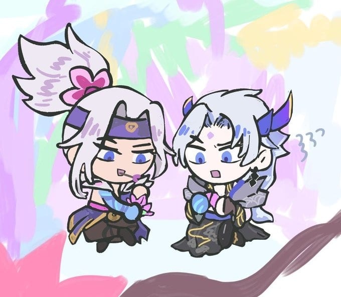 Hình Yasuo Anh Hùng Lãng Kiếm chibi dễ thương