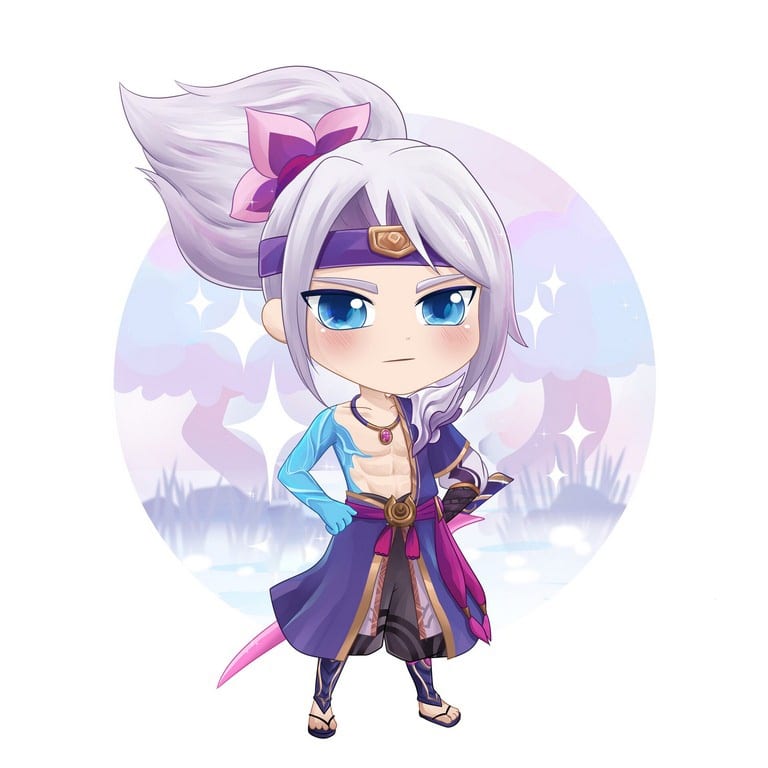Hình Yasuo Anh Hùng Lãng Kiếm chibi